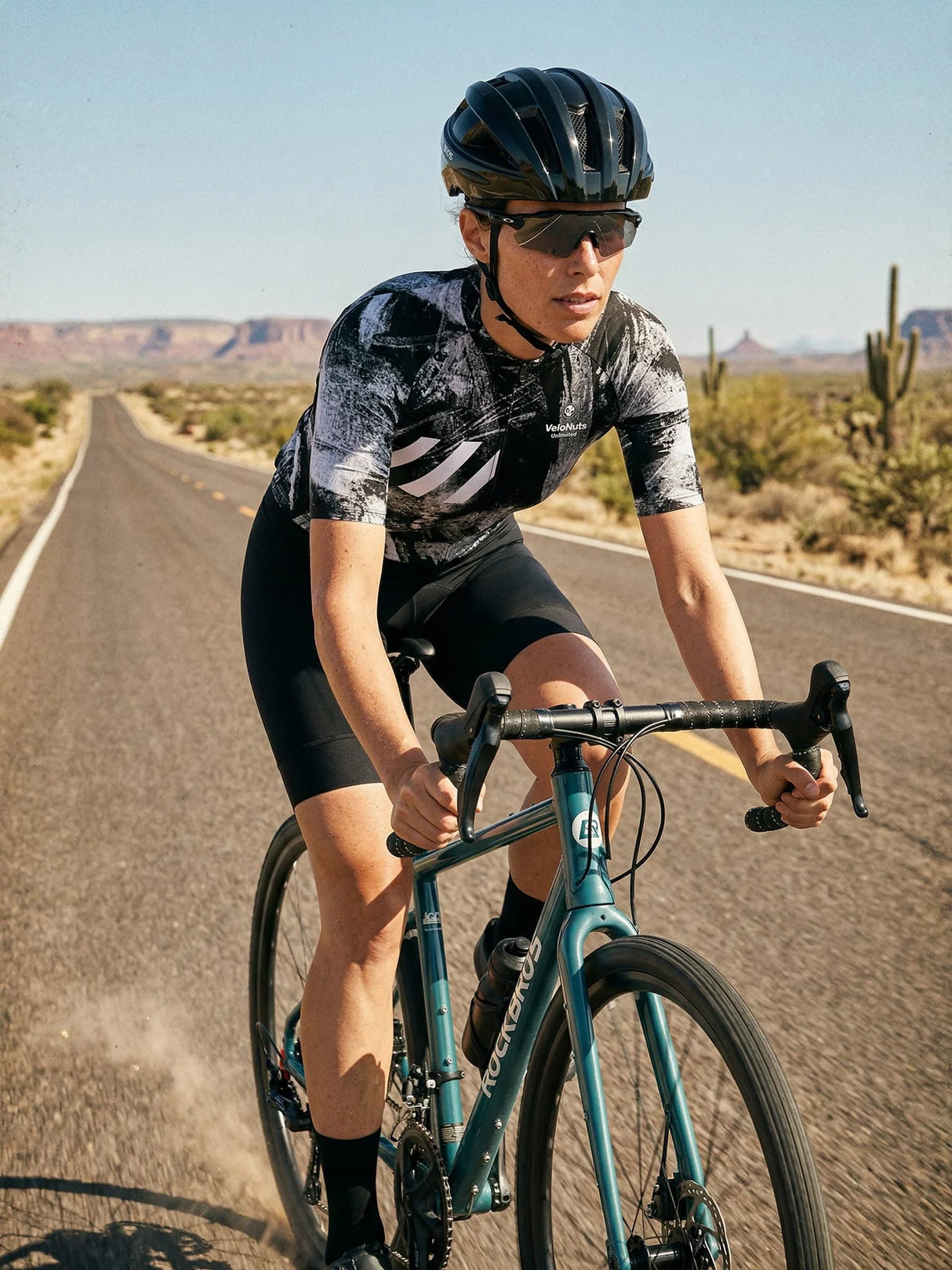 Damen-Radtrikot Ink Burst