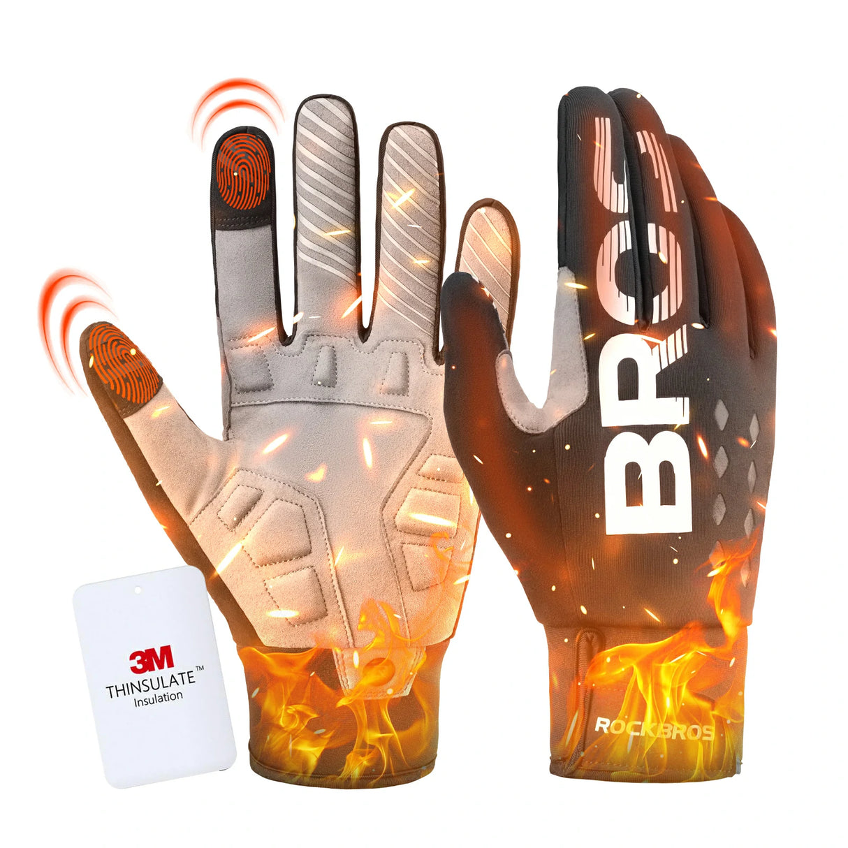 Fahrradhandschuhe Winter – Thinsulate Warm & Touchscreen