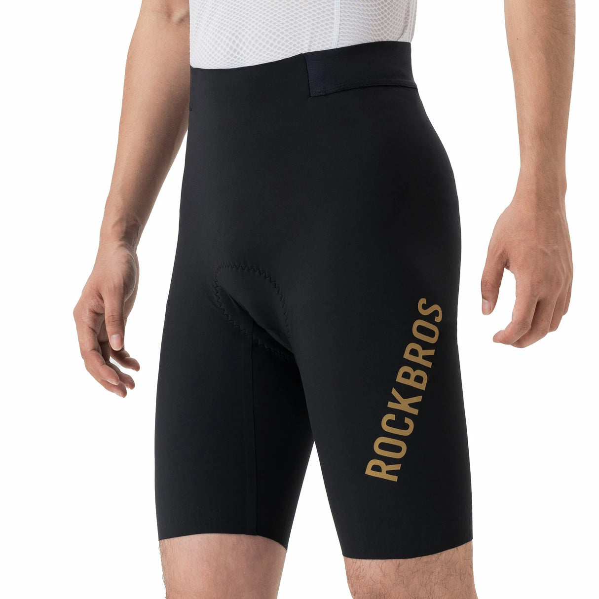 ROCKBROS Fahrradhose Kurz Gepolstert Herren – Nahtlos, atmungsaktiv & rutschfest