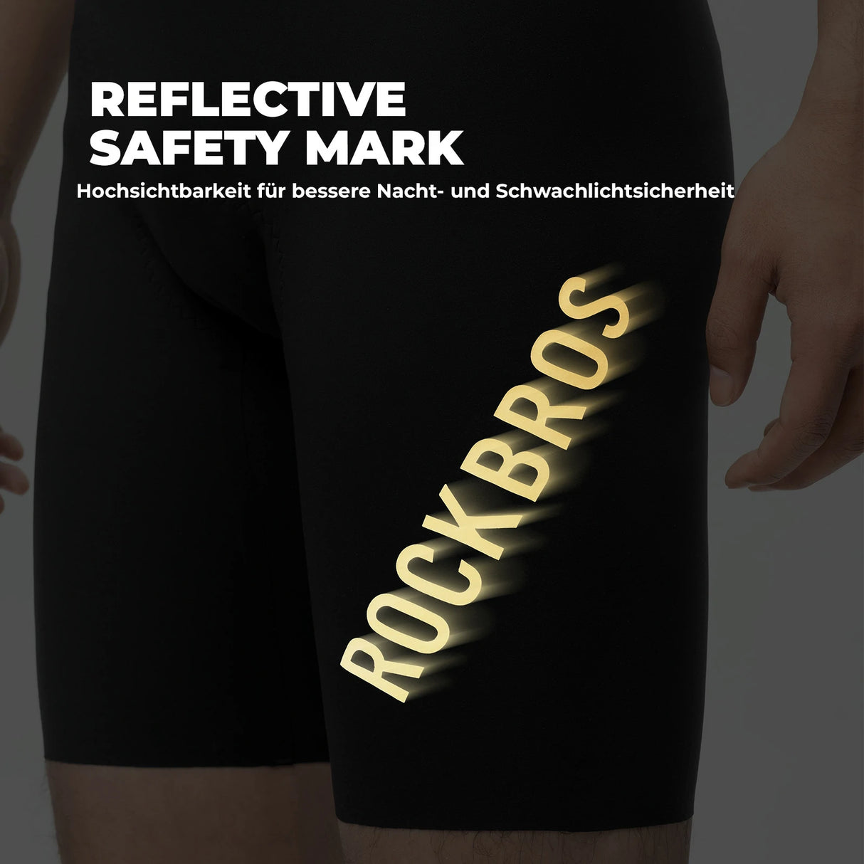 Herren Radlerhose mit Träger – Gepolstert, atmungsaktiv & schnelltrocknend