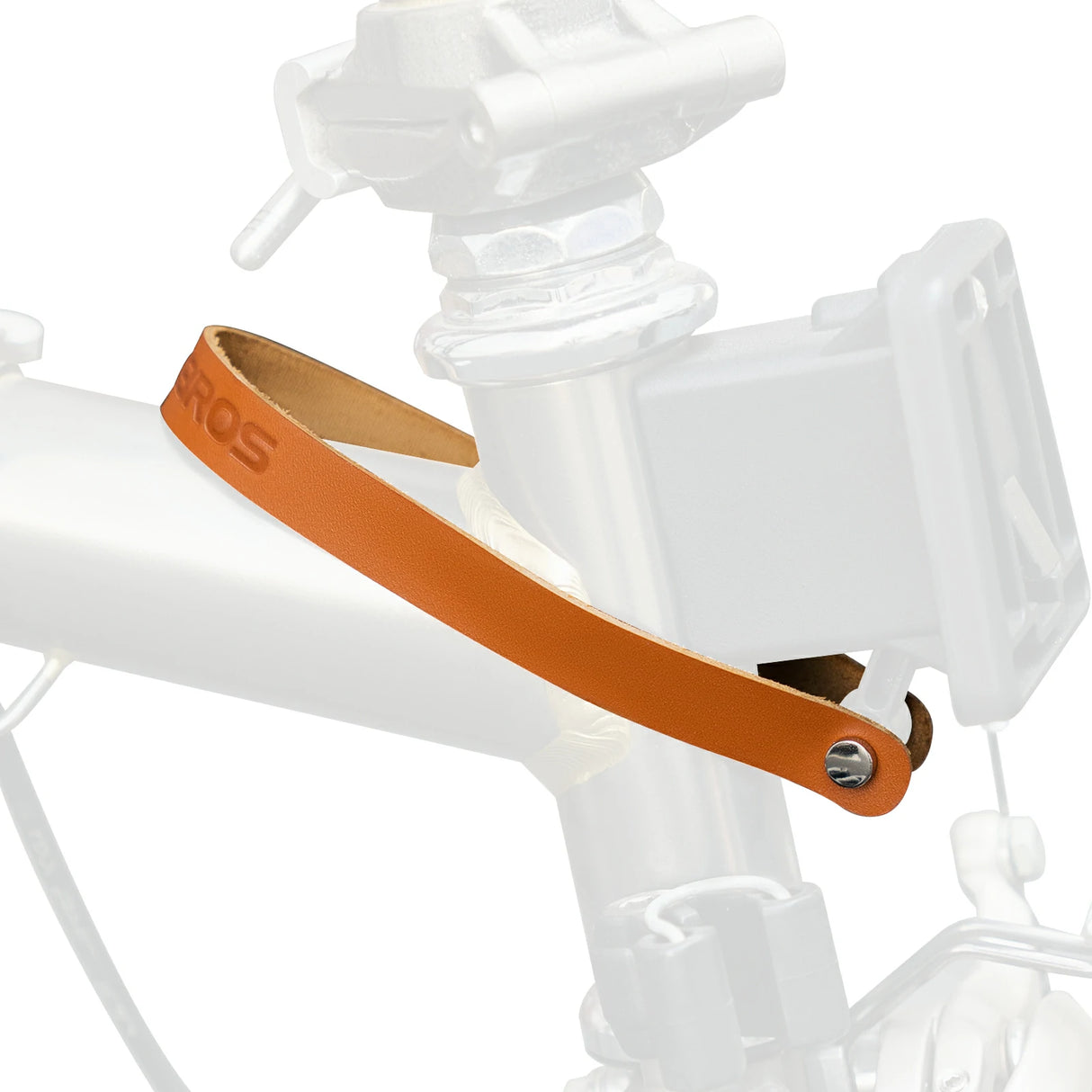 Leder Schnellverschluss‑Griff für Brompton – Schnallenschloss, Klappfahrrad‑Zubehör