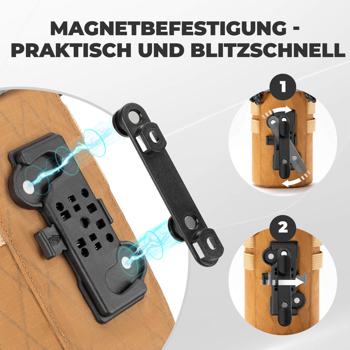 ROCKBROS Fahrrad Lenkertasche 1.2L – Praktisch & stabil für jede Tour!