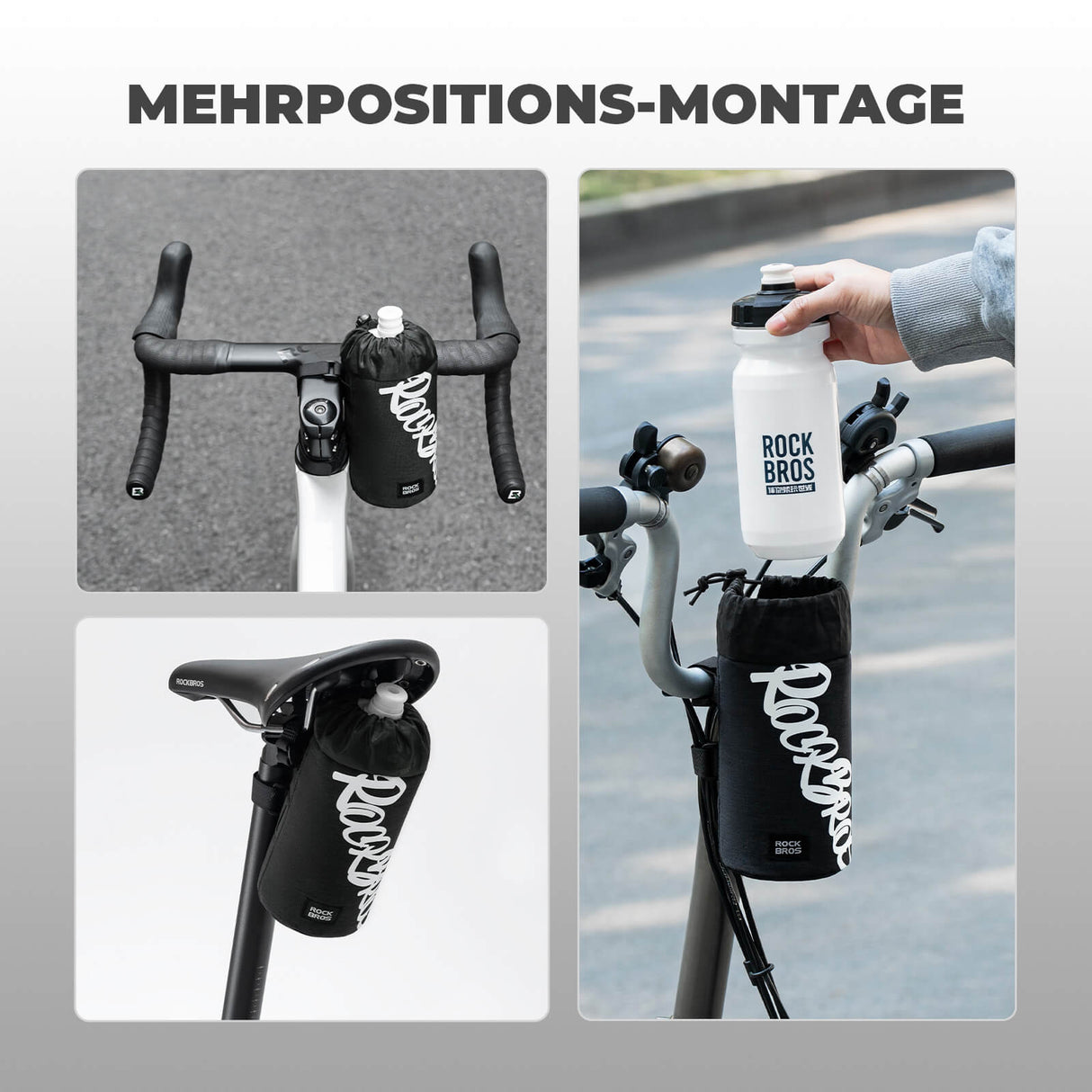 ROCKBROS Fahrrad Lenkertasche Mini 1L – Dein praktischer Begleiter für jede Fahrt!