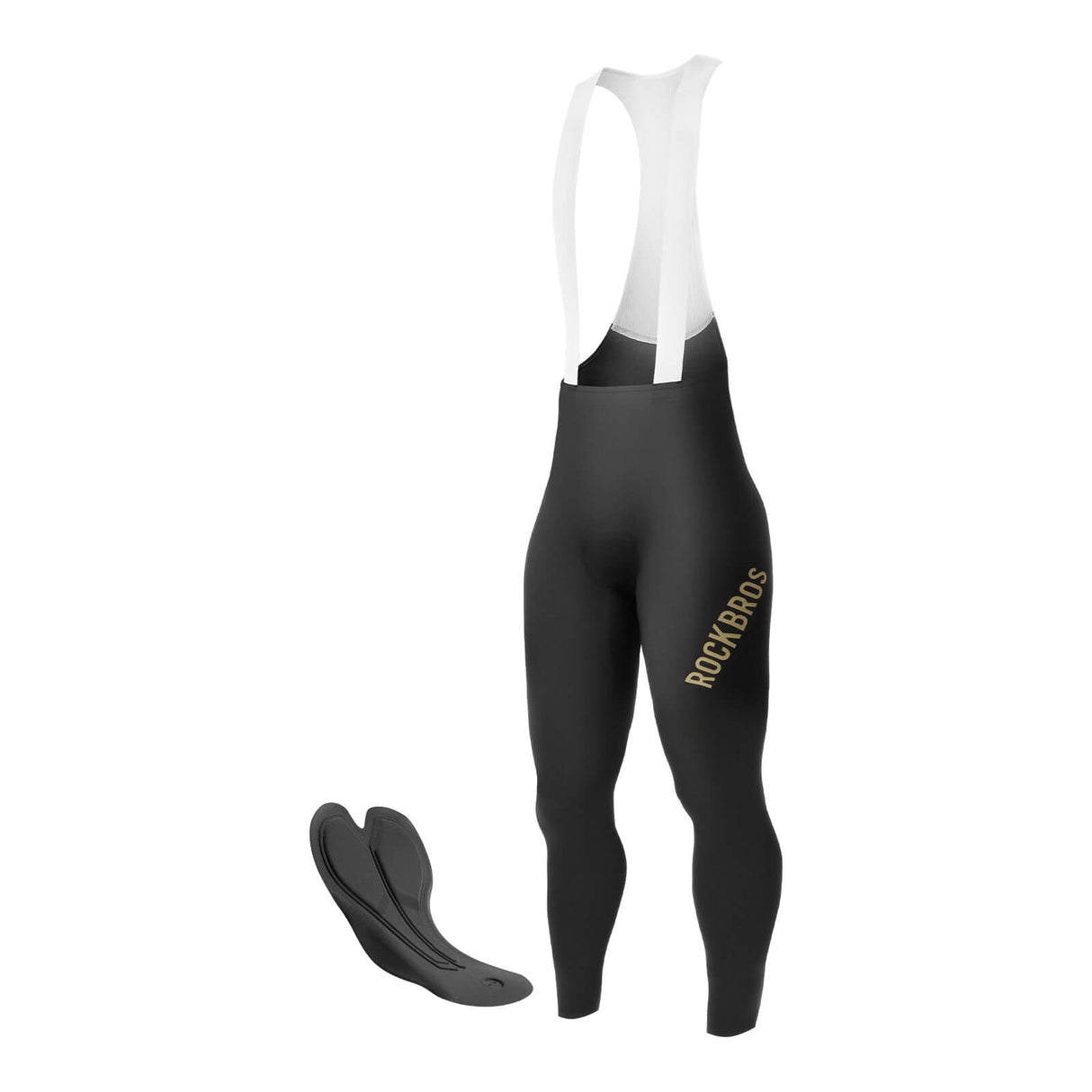 ROCKBROS Herren Fahrrad Trägerhose – Lang & Gepolstert für maximalen Komfort!