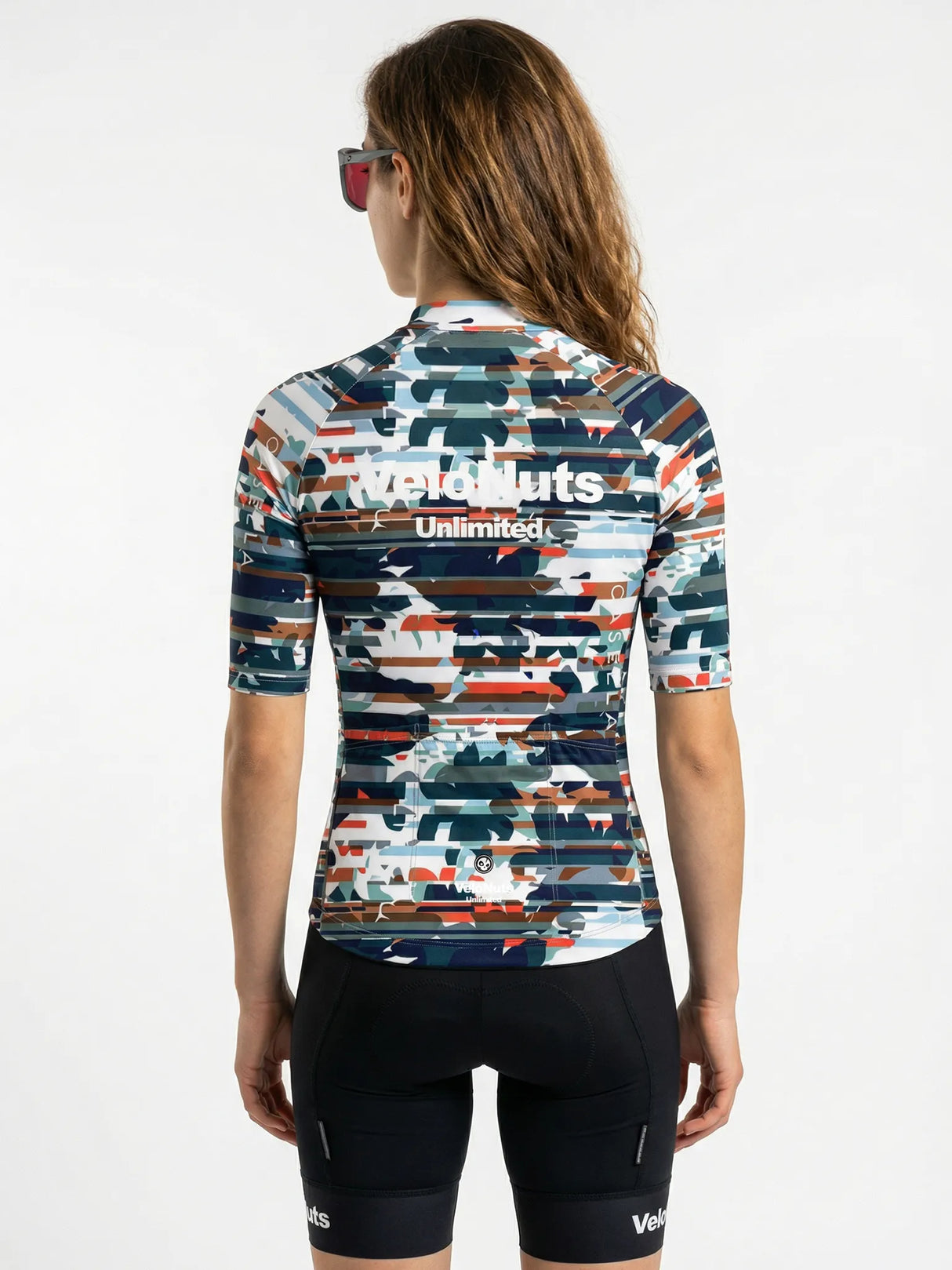 Damen-Radtrikot Urban Camo