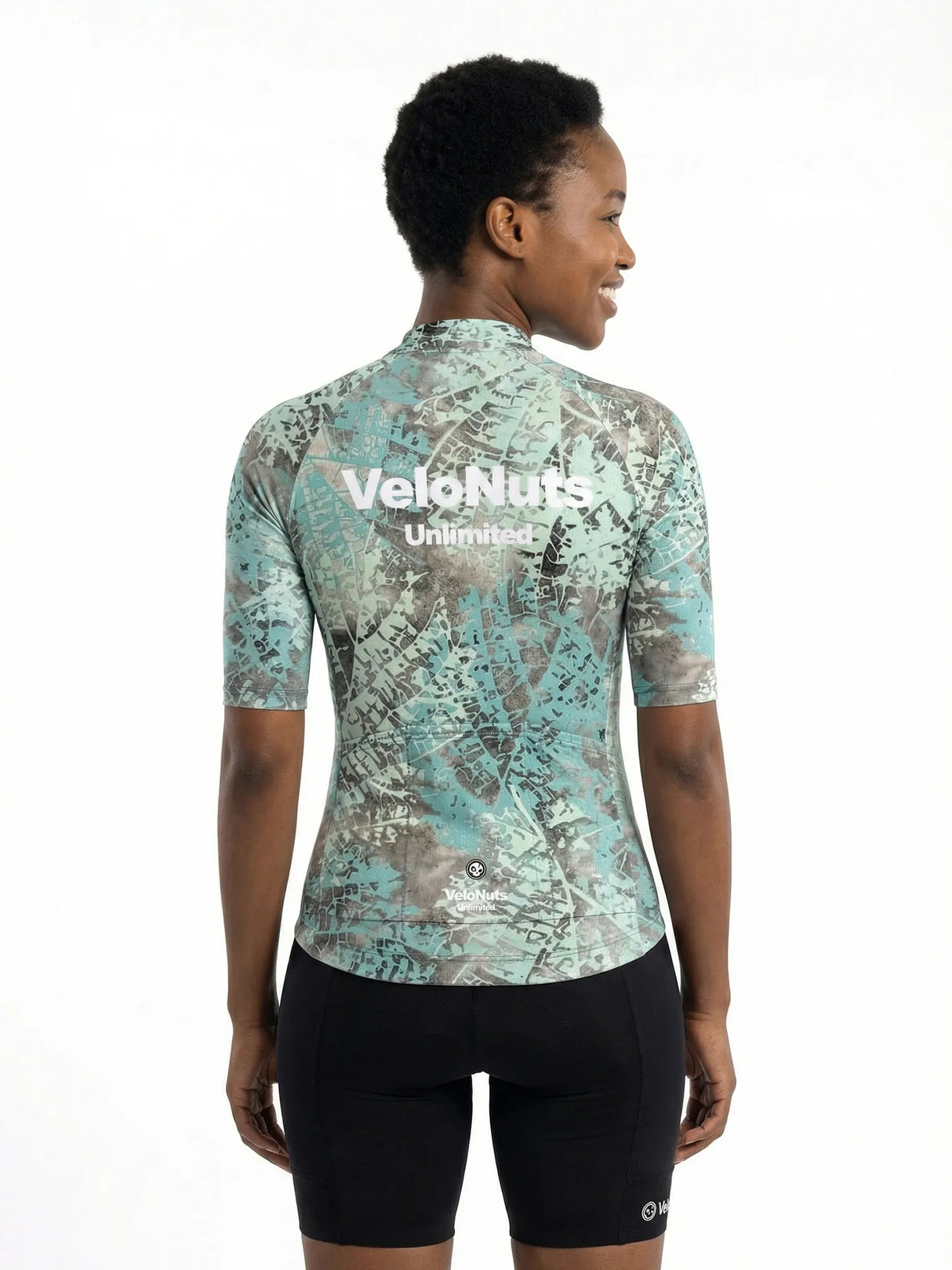 Damen-Radtrikot Urban Camo