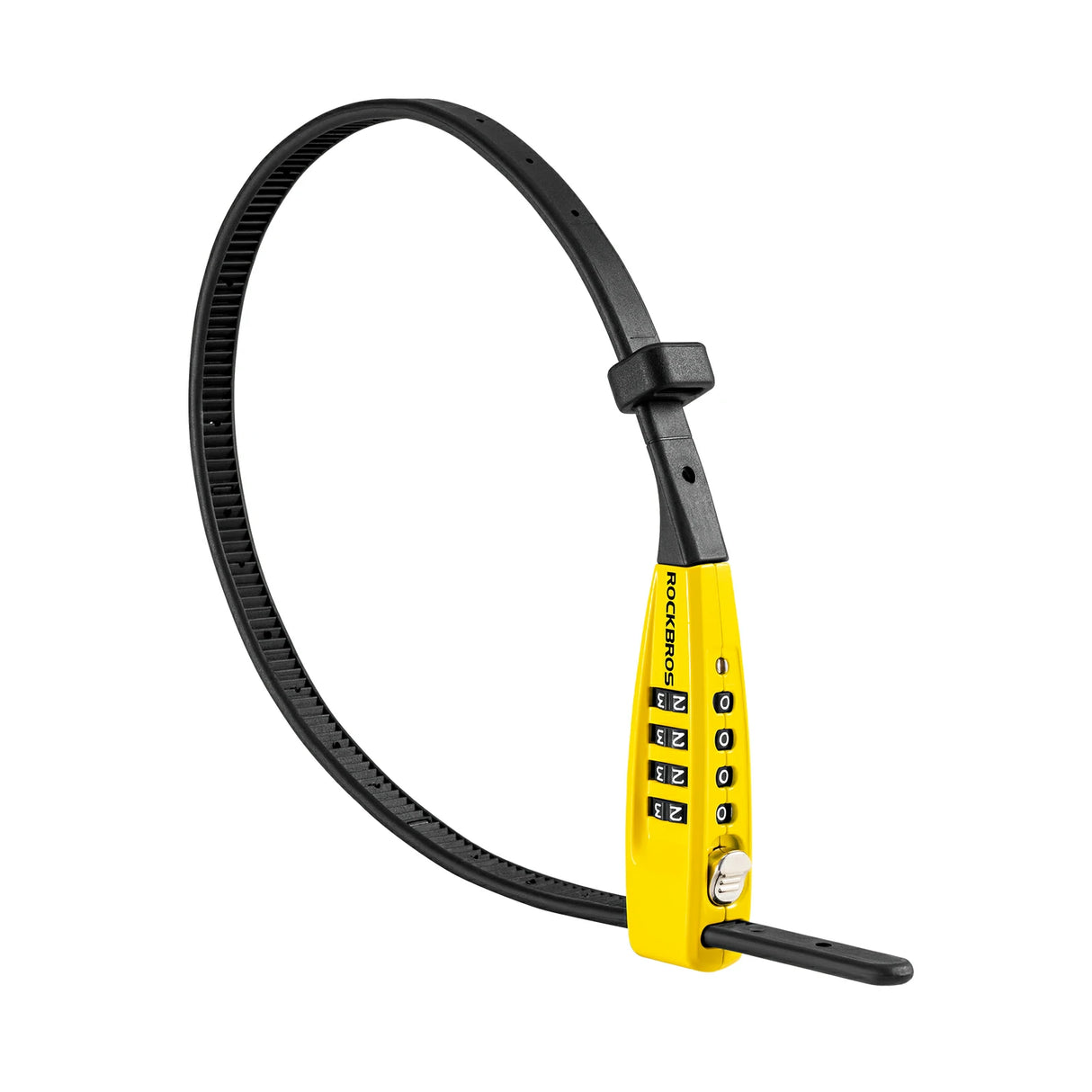 Fahrradschloss – 4‑stelliges Zahlenschloss mit Stahlkabel (54 cm, 98 g)
