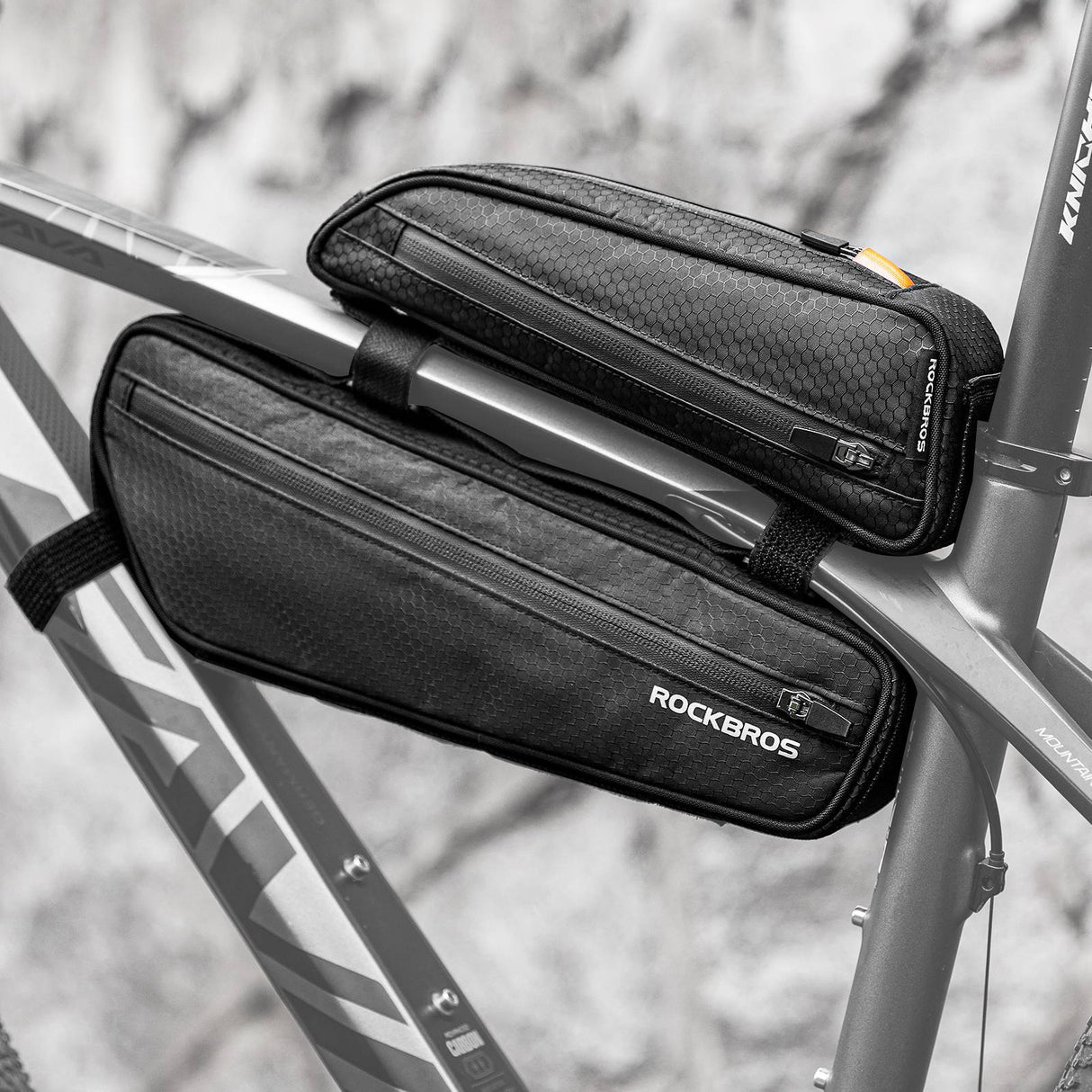 ROCKBROS 2 in 1 Fahrradtasche Set Rahmentasche Oberrohrtasche 2,5L - ROCKBROS-EU