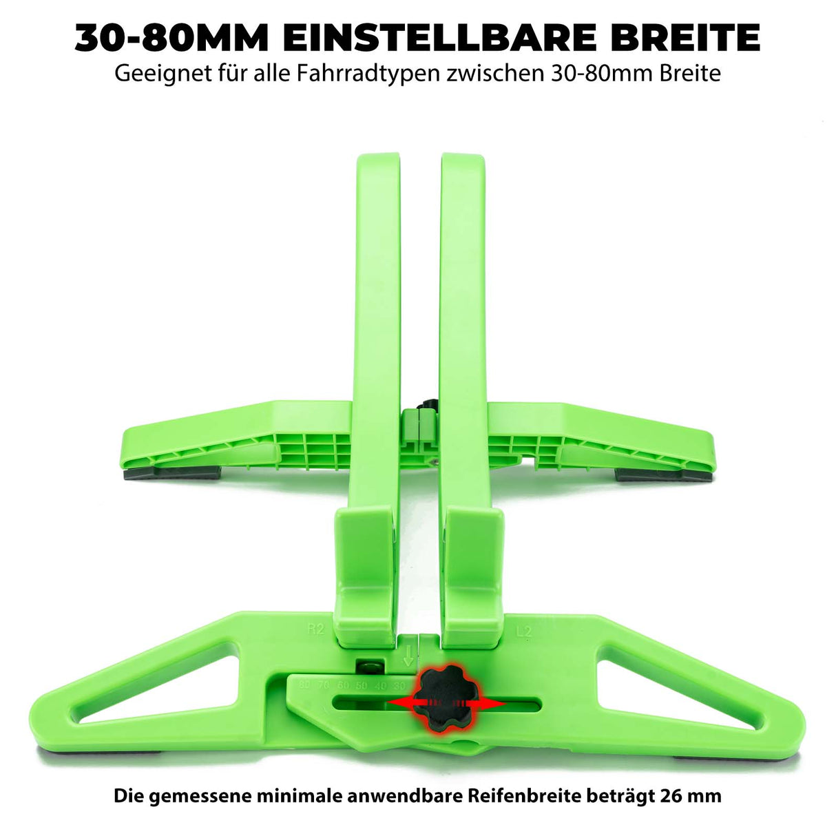 ROCKBROS Fahrrad Parkständer, verstellbare Fahrradständer für 26–80 mm - ROCKBROS-EU