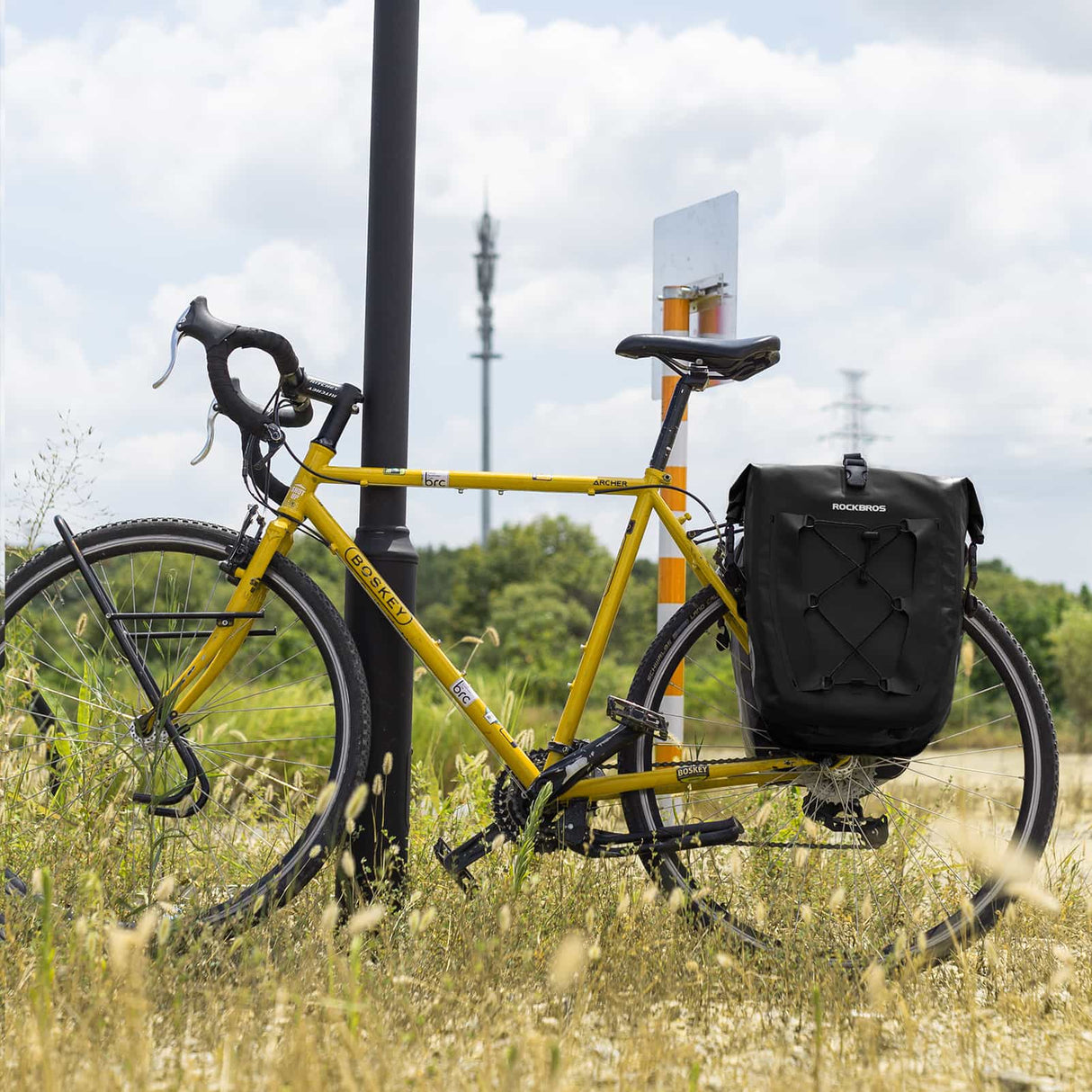 ROCKBROS Gepäckträgertasche 25L-32L 100 % wasserdicht mit Tragegriff - ROCKBROS-EU