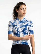 Damen-Radtrikot Ink Burst