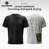 Lässiges Rad-T-Shirt mit kurzen Ärmeln – Urban-Serie