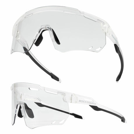 ROCKBROS Ultraleicht Fahrradbrille Selbsttönende Sonnenbrille mit UV400-Schutz - ROCKBROS-EU
