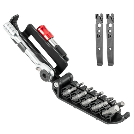 10‑in‑1 Fahrrad‑Multitool – Mit Ratsche und Reifenhebern