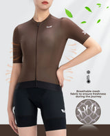 Maillot de cyclisme féminin TVI - Digital Dune pour VTT et vélo de route