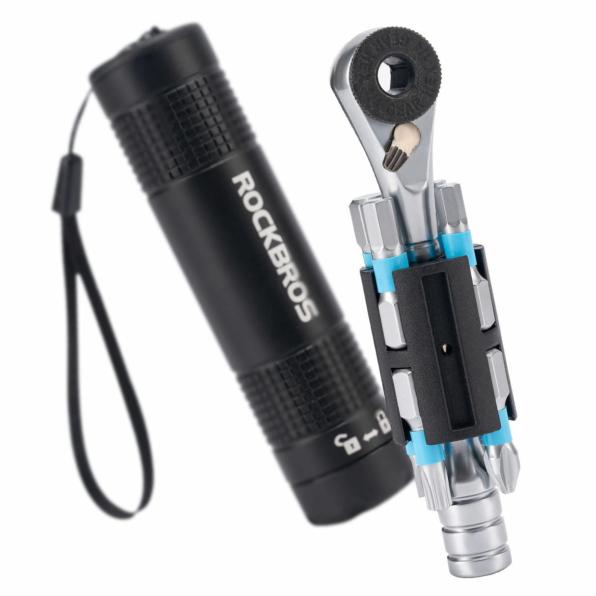 8‑in‑1 Mini‑Fahrrad‑Ratsche Multitool – Kompakt & leicht, Metalllegierung