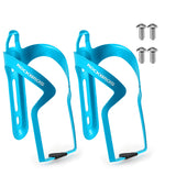 Fahrrad Flaschenhalter Aluminiumlegierung Blau 2 Stück