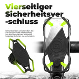 Fahrrad Handyhalterung aus Silikon für 4–7 Zoll Smartphones