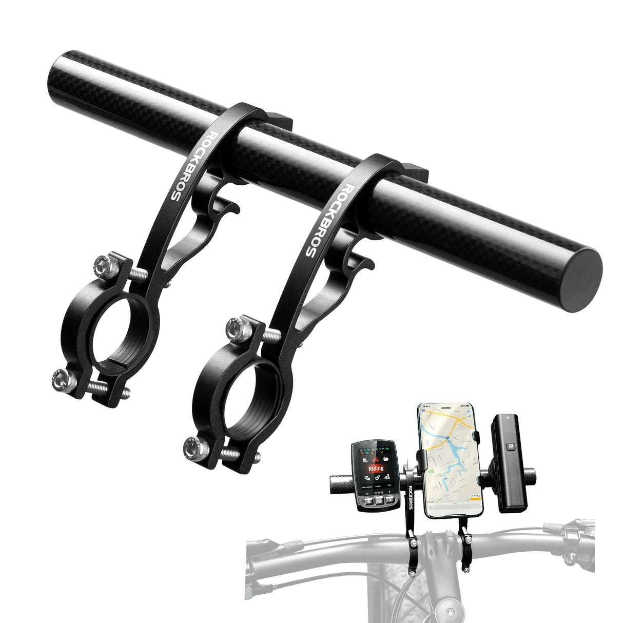 Fahrrad Lenkererweiterung 25 cm – Extender-Halterung für 20‑32 mm Lenkerdurchmesser