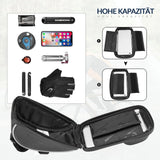 Fahrrad‑Lenkertasche – Wasserdichte Smartphone‑Halterung für bis 6,5 Zoll