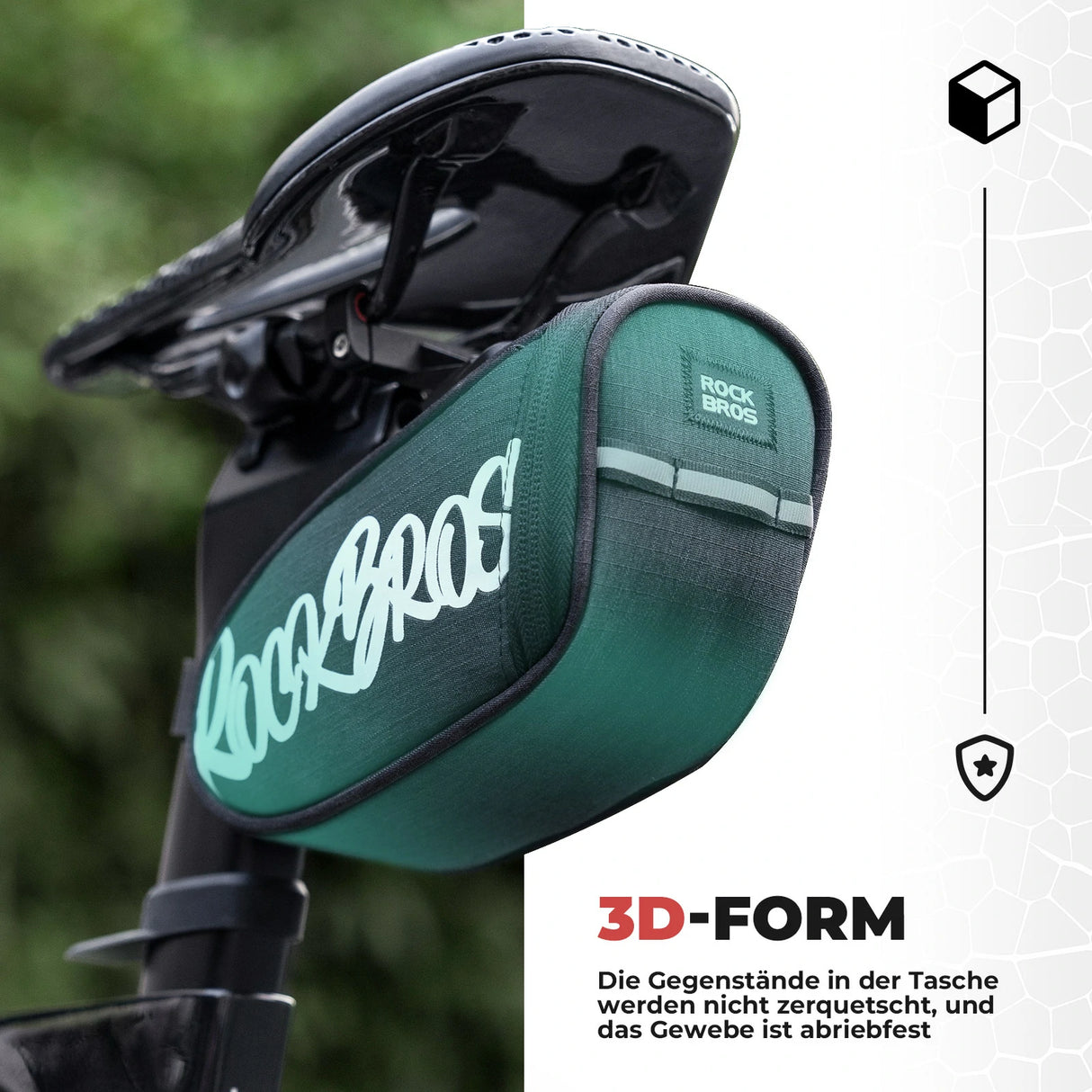 Fahrrad‑Satteltasche – Tragbare Satteltasche 0,8 L