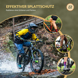 Fahrrad-Schutzblech-Set Vorne/Hinten – Verstellbar & Flexible (26–29 Zoll)