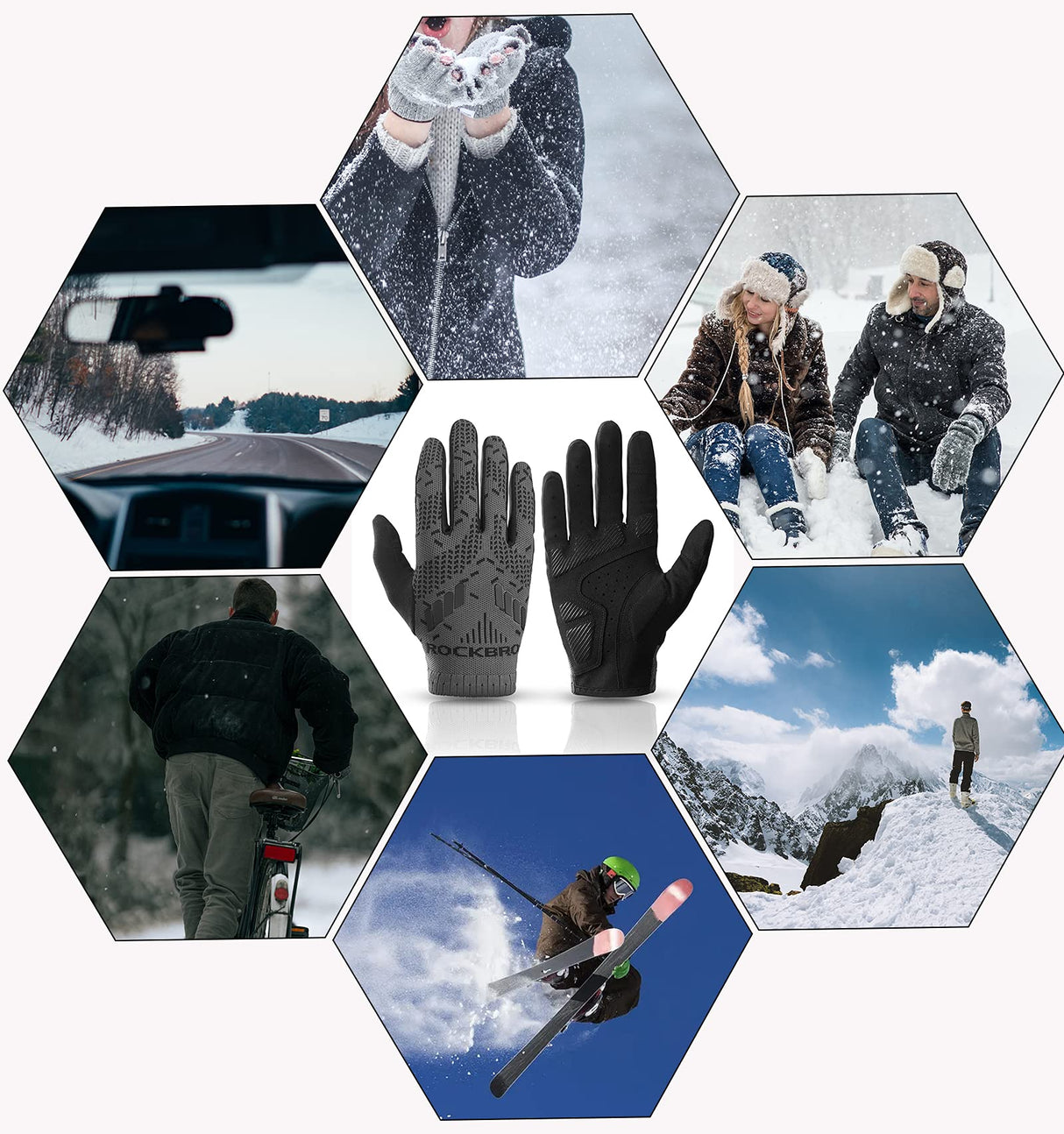 Fahrradhandschuhe Atmungsaktive Radsport Handschuhe M