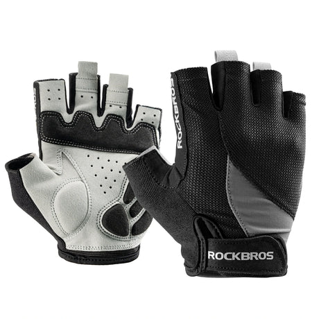 Fahrradhandschuhe Sommer – Atmungsaktive Halbfinger‑Handschuhe mit SBR‑Polsterung