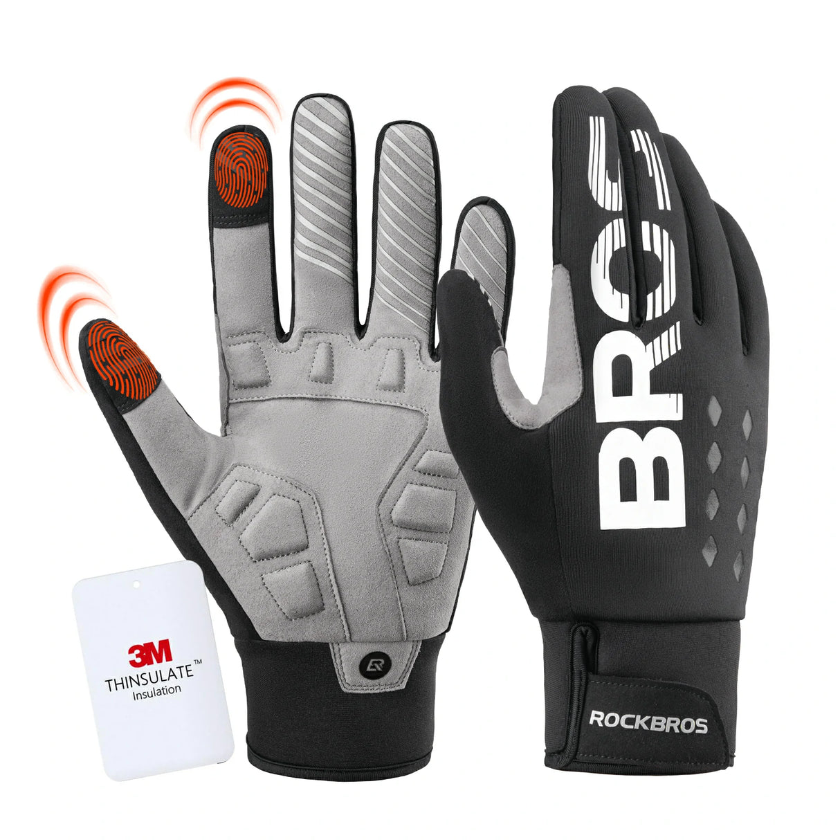 Fahrradhandschuhe Winter – Thinsulate Warm & Touchscreen