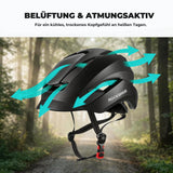Entdecke den ROCKBROS Fahrradhelm: Dein vielseitiger Begleiter für Sicherheit, Komfort und durchdachtes Design