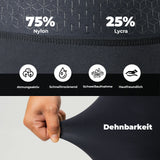 ROCKBROS Fahrradhose Kurz Gepolstert Herren – Nahtlos, atmungsaktiv & rutschfest