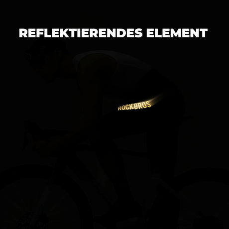 ROCKBROS Fahrradhose Kurz Gepolstert Herren – Nahtlos, atmungsaktiv & rutschfest