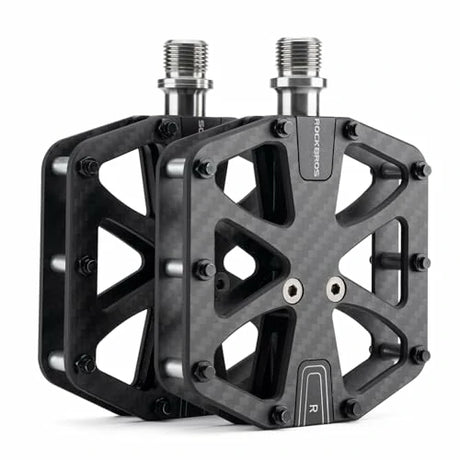 Fahrradpedale aus Carbon Ultralight und rutschfest mit 3 Abgedichtete