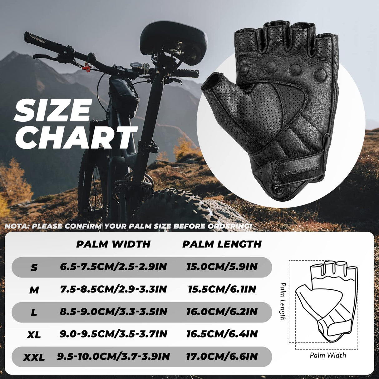 Halbfinger Fahrradhandschuhe Mountainbike Handschuhe Touchscreen