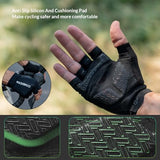 ROCKBROS Handschuhe Fahrrad Sommer – Fingerlos, atmungsaktiv & stoßdämpfend