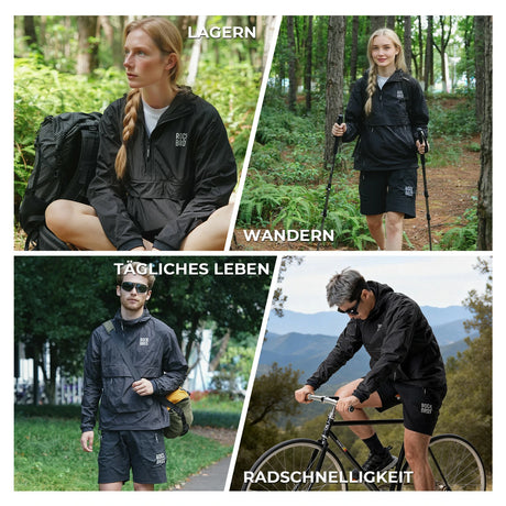 Herren Fahrradjacke – Winddicht, leicht & atmungsaktiv