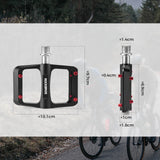 MTB & Rennrad Pedale – Ultraleicht Magnesium-Flachpedale, nur 171 g/Paar