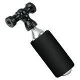 Mini-Fahrradpumpe mit CO₂-Adapter – Tragbar, Presta & Schrader Kompatibel, bis 80 PSI