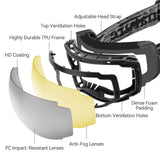 Qunature Antifog UV400 Skibrille für Brillenträger - ROCKBROS-EU