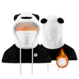 Qunature Winddichte Panda-M¨¹tze f¨¹r Kinder/Jugendliche