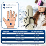Qunature Winter Skihandschuhe f¨¹r Herren & Damen #Color_Kamel