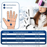 Qunature Winter Skihandschuhe f¨¹r Herren & Damen #Color_Wei?