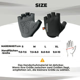 ROAD TO SKY Fahrradhandschuhe – Halbfinger, gepolstert, atmungsaktiv & rutschfest