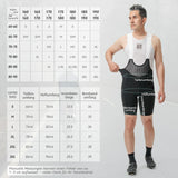 ROAD TO SKY Herren Träger-Radhose gepolstert, Fahrradhose Kurz mit Reflektoren im Sommer - ROCKBROS-EU