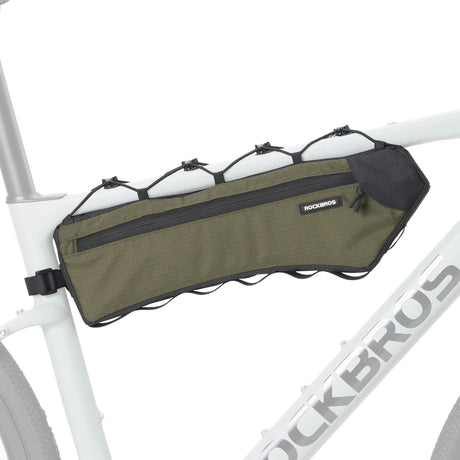 ROCKBROS Fahrrad Rahmentasche Dreiecktasche 1.9L Ultradünn & Schnellzugriff