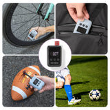 ROCKBROS Elektrische Fahrradpumpe Mini-Luftpumpe Tragbar LED-Anzeige