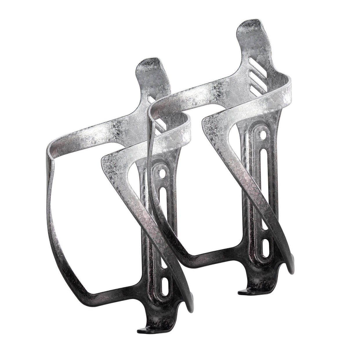 ROCKBROS Fahrrad Flaschenhalter Getränkehalter Robust aus Alu Leicht - Silber-Schwarz - Stil2