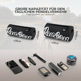 ROCKBROS Fahrrad Lenkertasche Klein mit Schultergurt 2L/3,6L für MTB Gravel Scooter Ebike