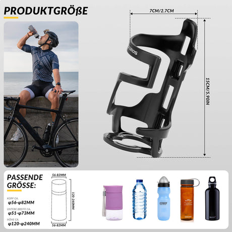 ROCKBROS Flaschenhalter Fahrradzubehör Fahrrad Leicht Getränkehalter Stabil - ROCKBROS-EU