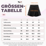 ROCKBROS TVI 2 in 1 Fahrradrock Kurze Gepolstert Radlerhose mit Tasche Damen-Schwarz